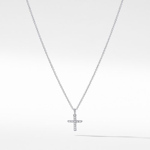 Buy VIEN® Simple Cross Pendant for Boy Girl Thin Neck Women Steel Small  Necklace Sterling Silver Stainless Steel Locket at Amazon.in