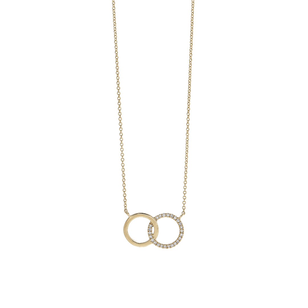 925 Sterling Silver Bujukan Double Circle Necklace | Shop 925 Silver  Bujukan Necklaces | Gabriel & Co