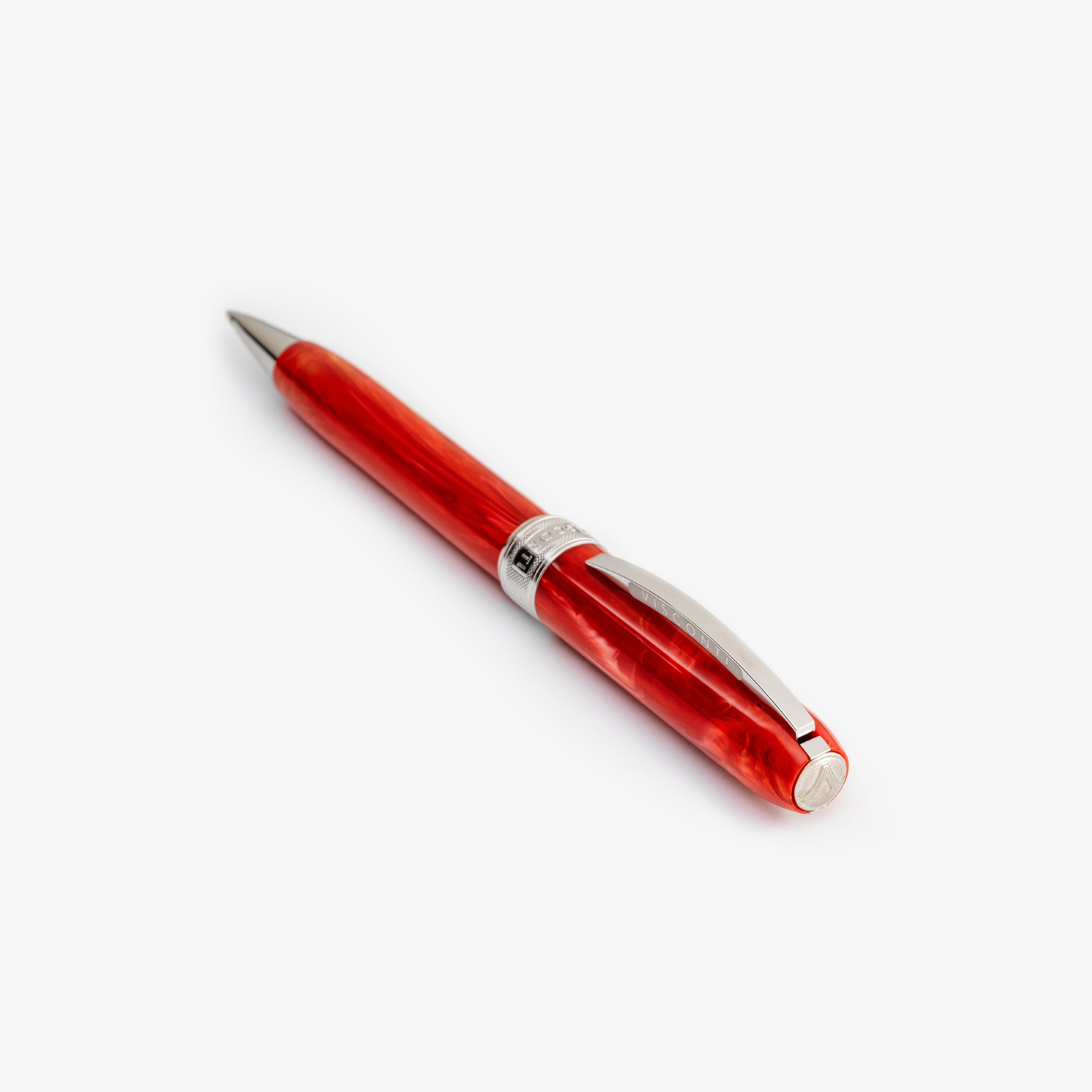 Visconti Rembrandt Red Ballpoint Pen | Lee Michaels Fine Jewelry