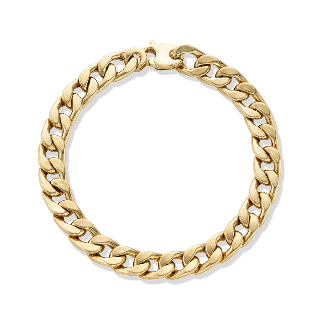 David Yurman Men's Streamline Heirloom Chain Link Bracelet in Yellow Gold