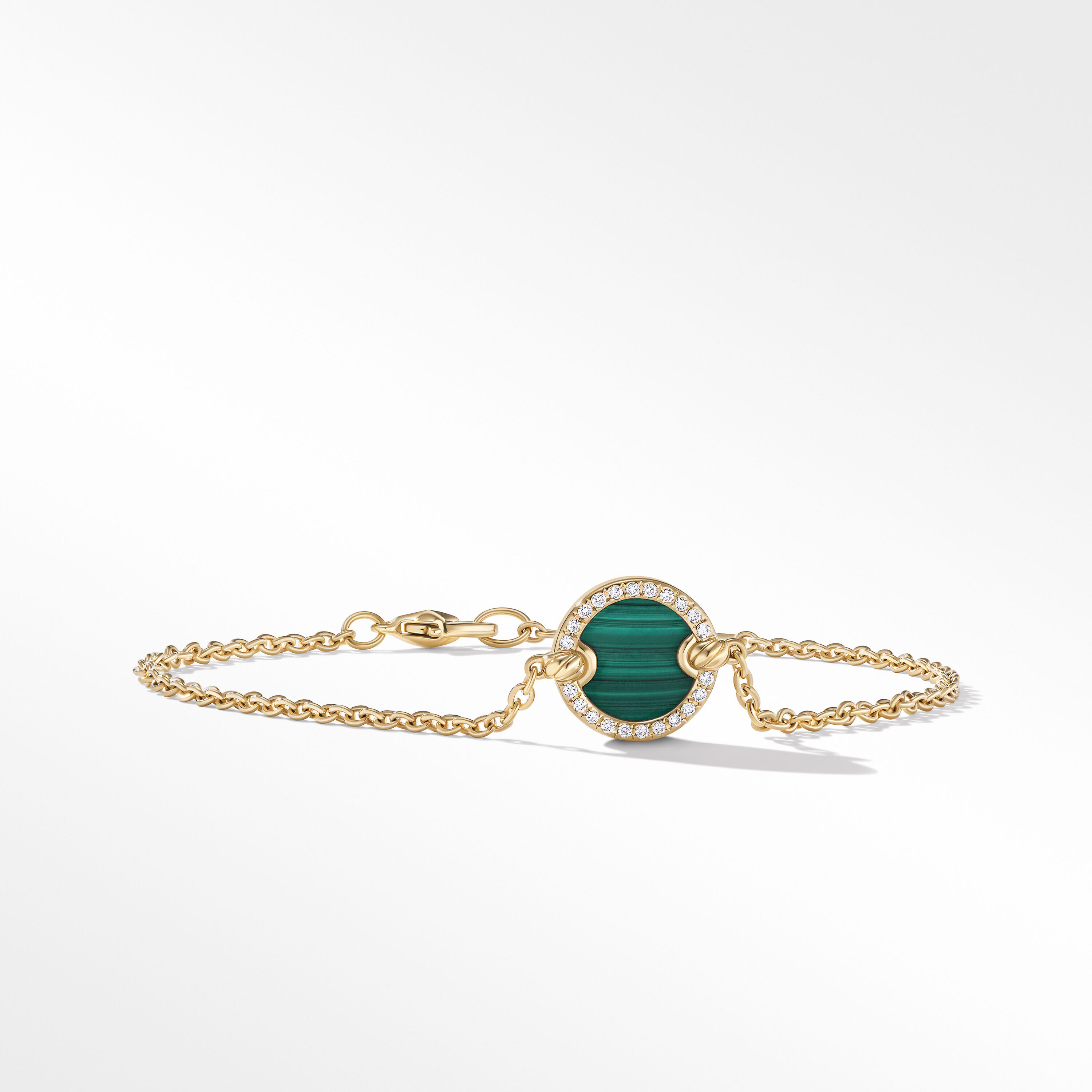 Sydney Evan - Gold, Malachite and Emerald Beaded Bracelet Sydney Evan