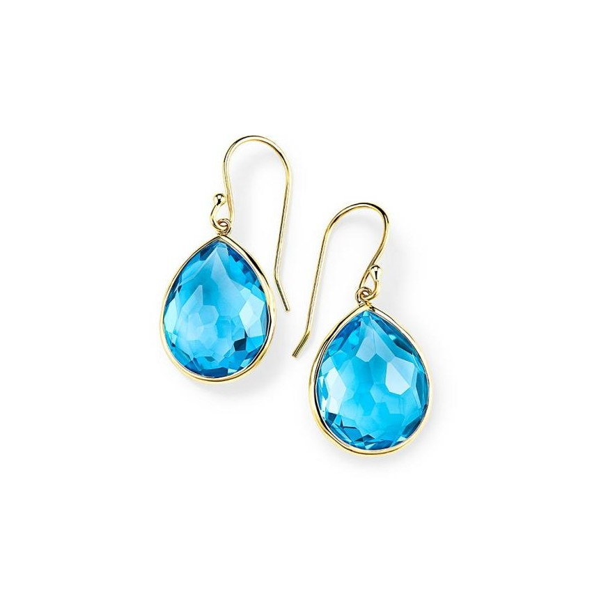 Topaz shop teardrop earrings