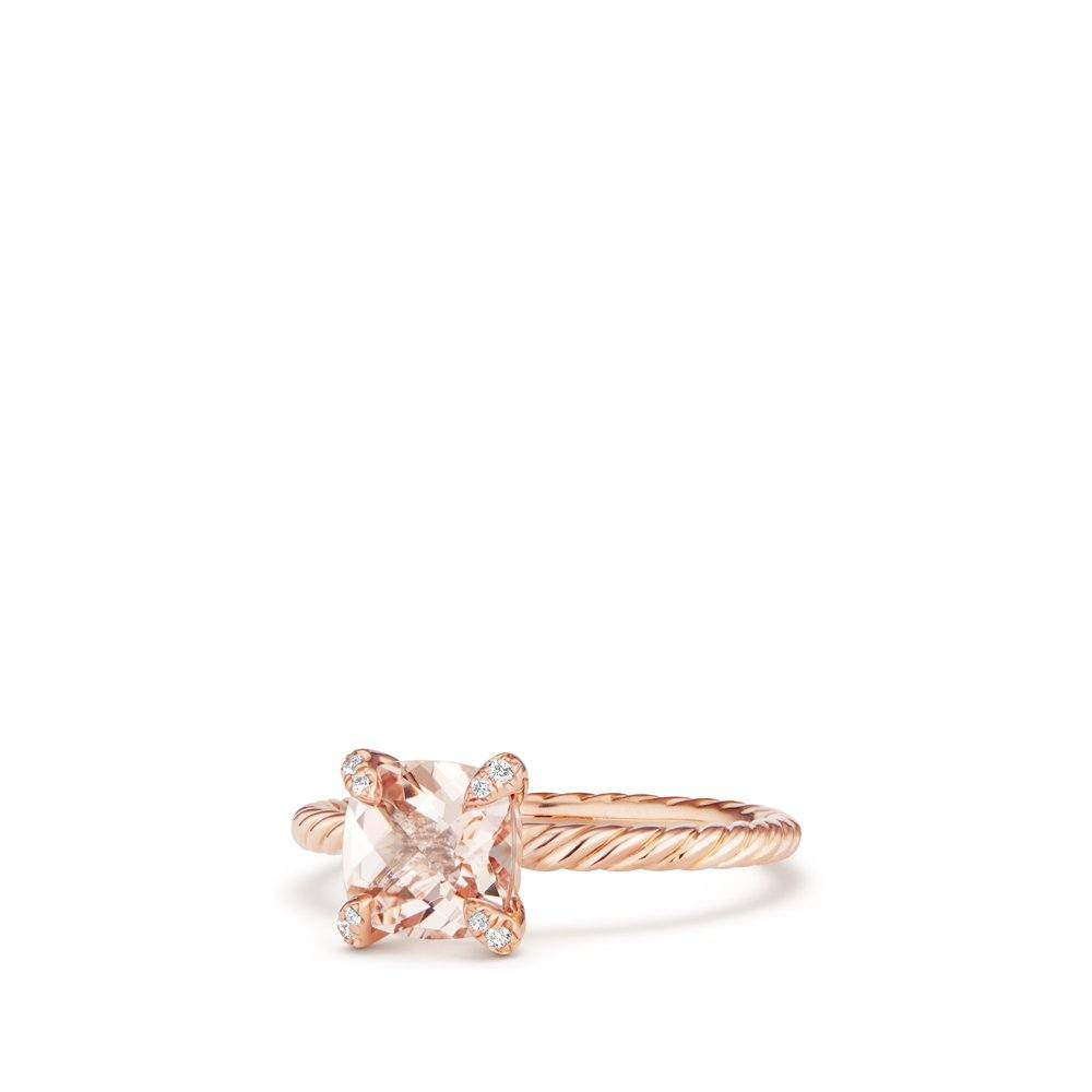 David yurman rose hot sale gold morganite ring