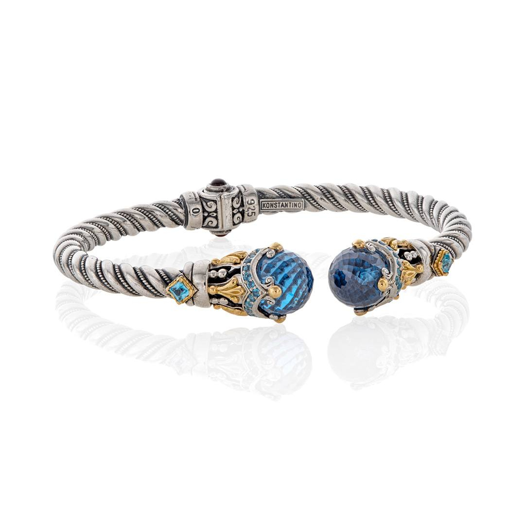 Blue Topaz Tennis Bracelet - Afrogem Jewellers