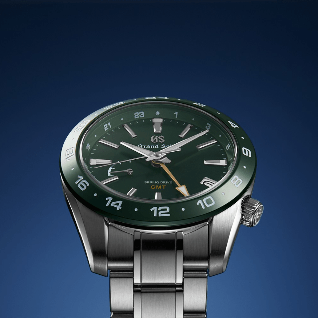 Grand Seiko Sport Collection GMT Watch with Green Dial 40.5mm