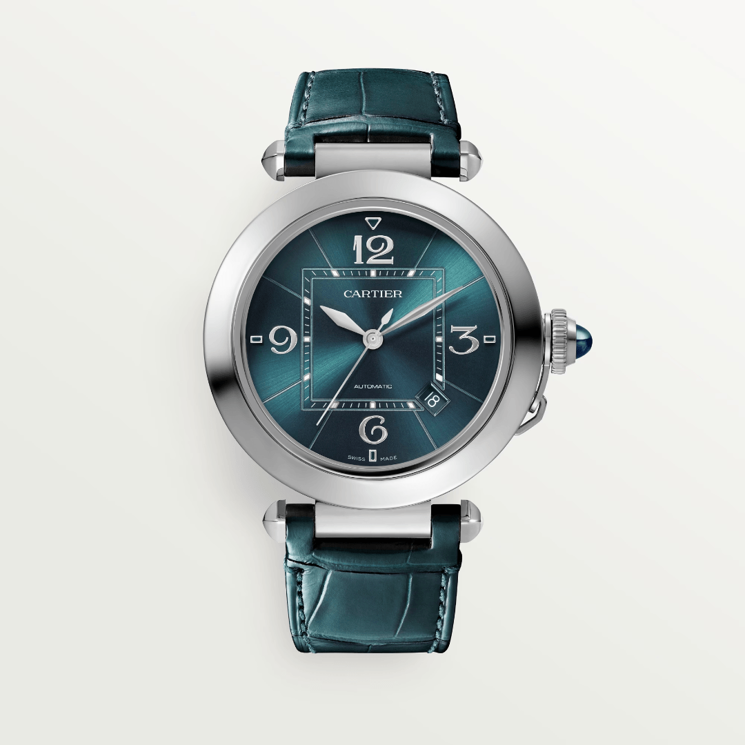 Pasha de Cartier Watch with Blue Dial