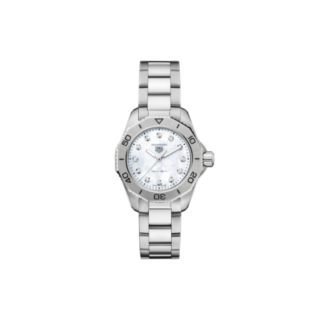 Tag heuer ladies outlet aquaracer diamond bezel